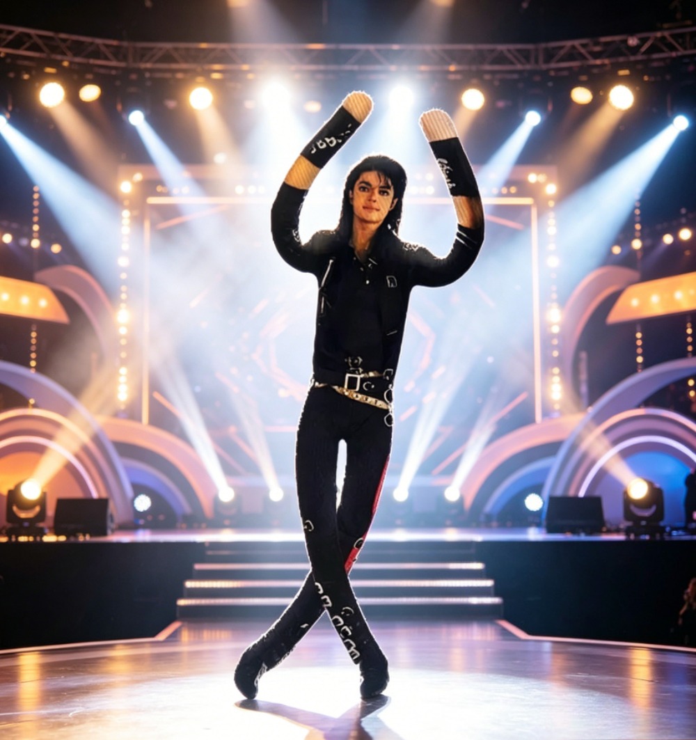 Home Decor Niche - Michael Jackson Hareketli Eklemli Peluş Doldurulmuş