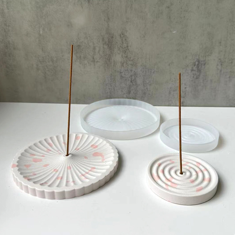 Home Decor Handicraft - 1 Silikon Tütsü Tepsisi Kalıbı, DIY