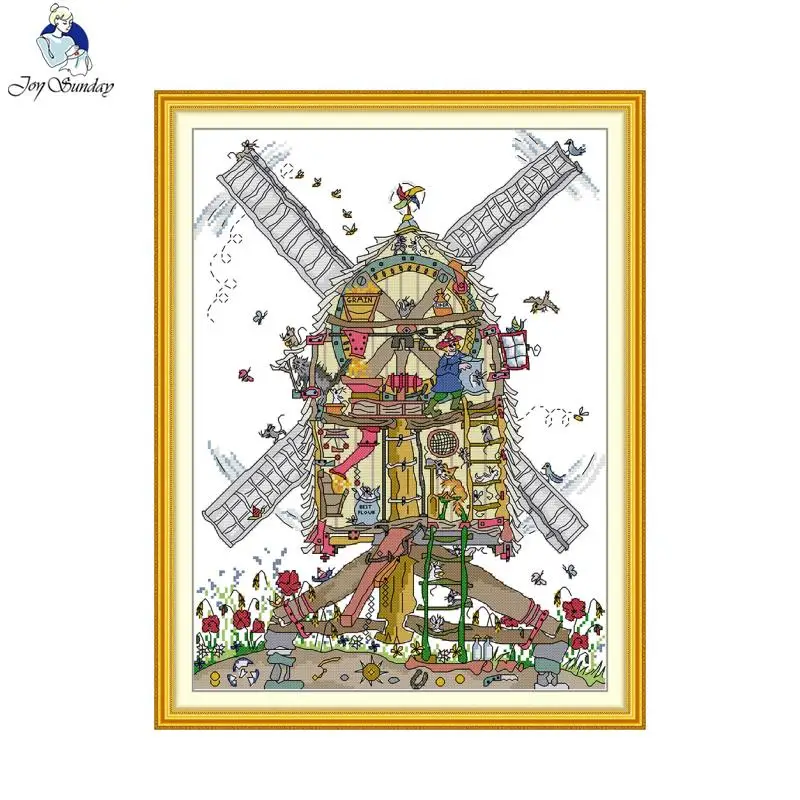 Home Decor Outlet - Joy Sunday Fırıldak Desenli Kanaviçe Seti