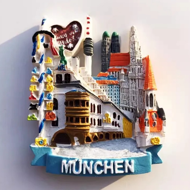 Germany Home Decor - Almanya Monchengladbach buzdolabı mıknatısları münih seyahat
