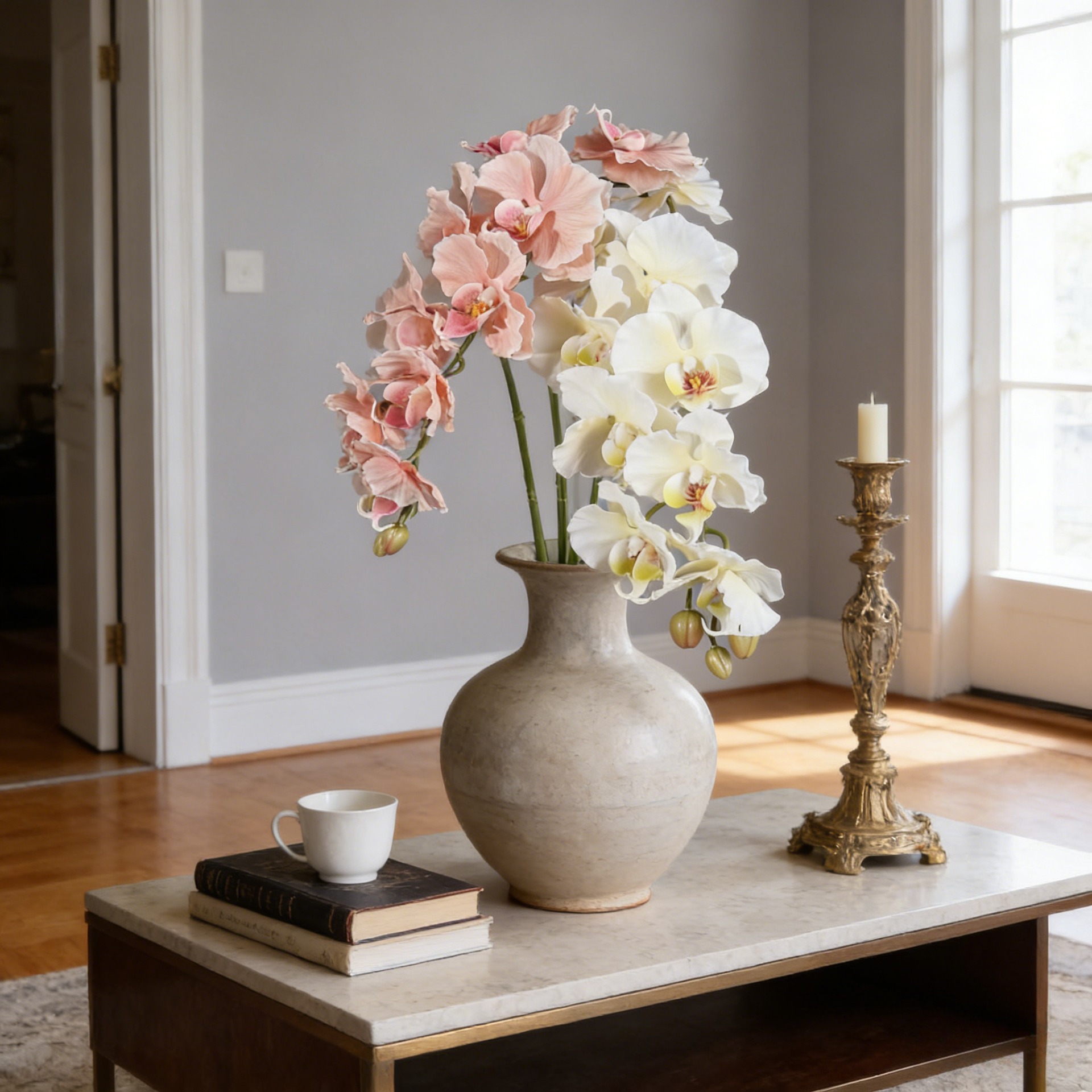 Home Decor Korea - 38,6 İnç 9 Başlı Kore Tarzı