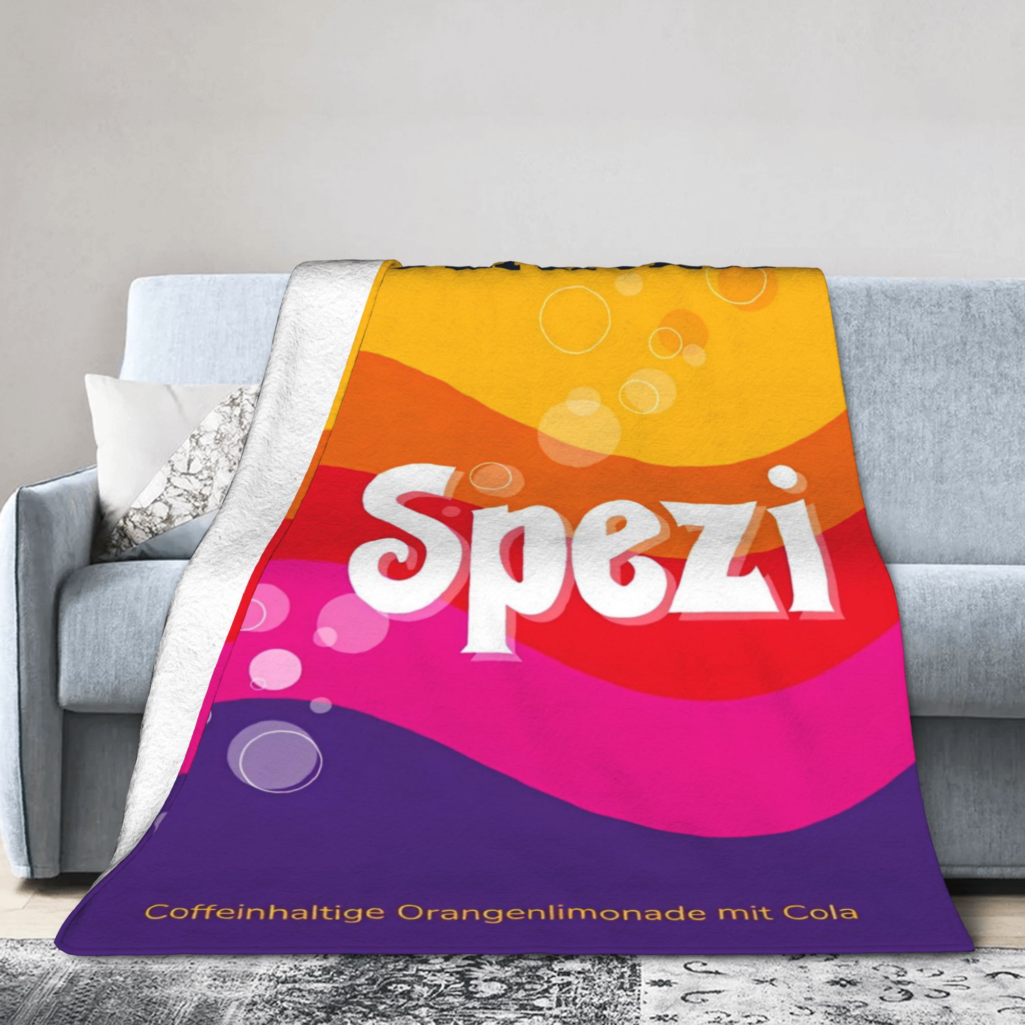 Germany Home Decor - Paulaner Spezi Battaniye Almanya Soda İçeceği