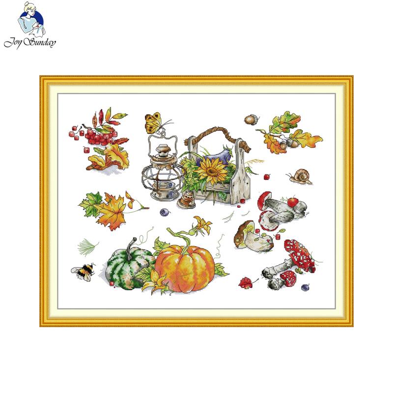 Home Decor Outlet - Sevinç Pazar Sonbahar Kabak Desen Çapraz