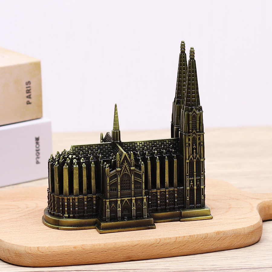Germany Home Decor - Köln Katedrali Almanya Heykeli Ev Dekorasyonu