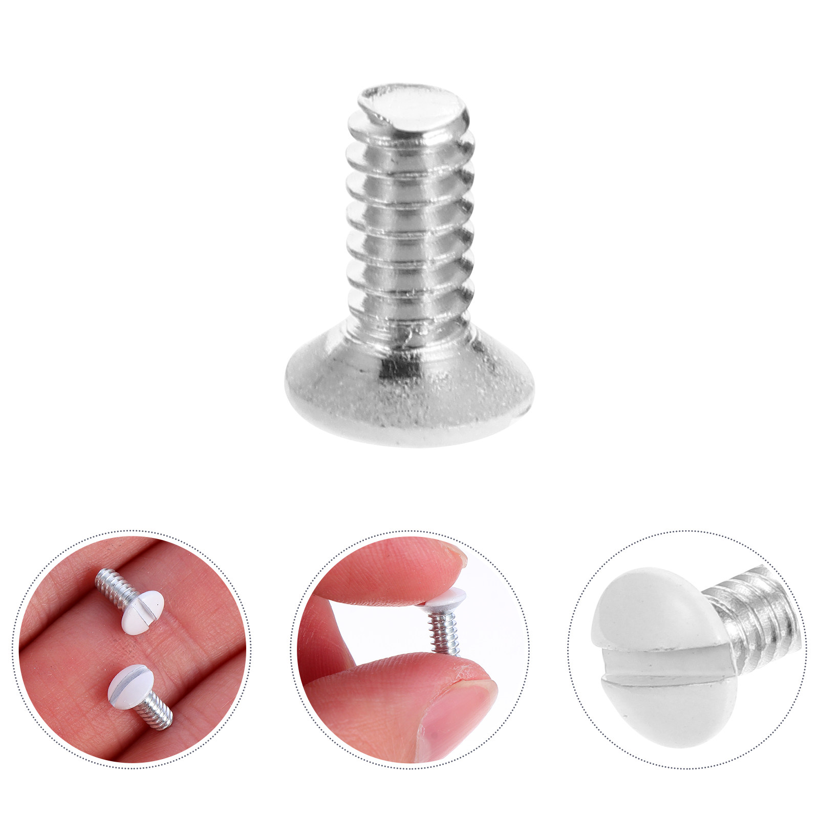 Home Decor Outlet - 200 adet beyaz boyalı duvar plakası