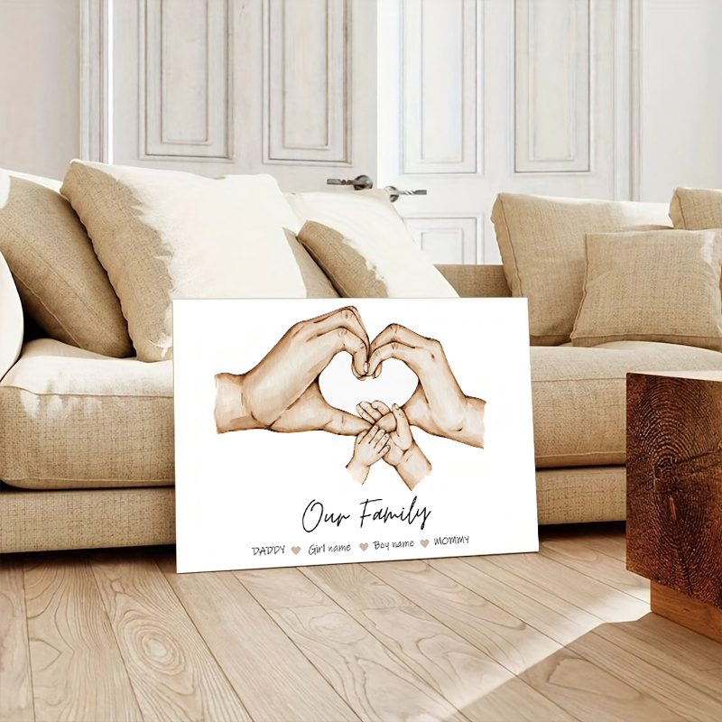 Kişiselleştirilmiş Özel Aile E - Home Decor Wall Pictures incelemesi ve fiyatı