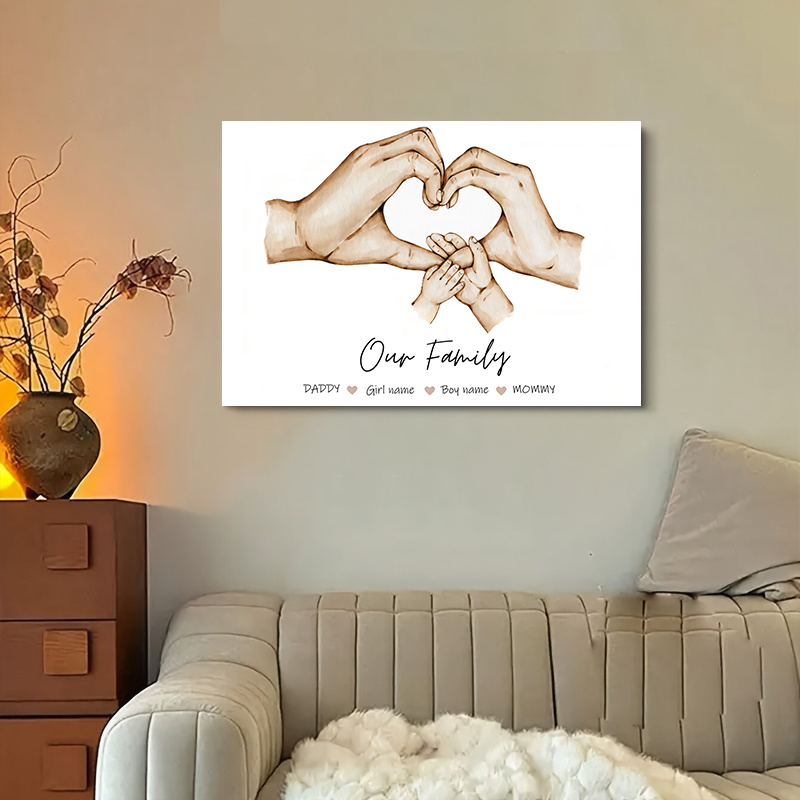 Kişiselleştirilmiş Özel Aile E - Home Decor Wall Pictures incelemesi ve fiyatı