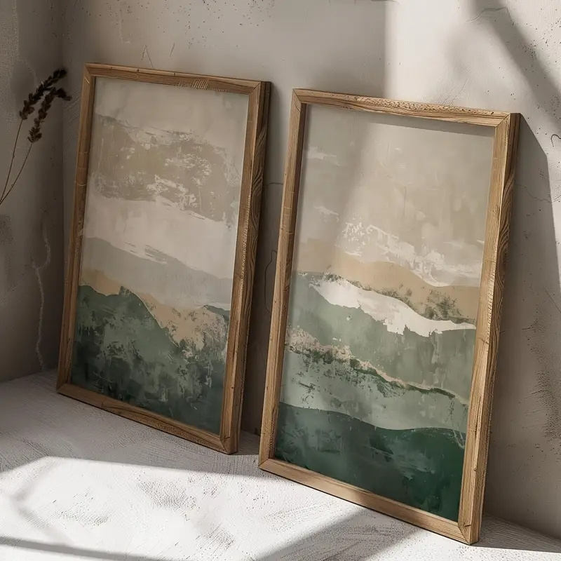 2 adet/takım Wabi Sabi Soyut G - Home Decor Korea incelemesi ve fiyatı