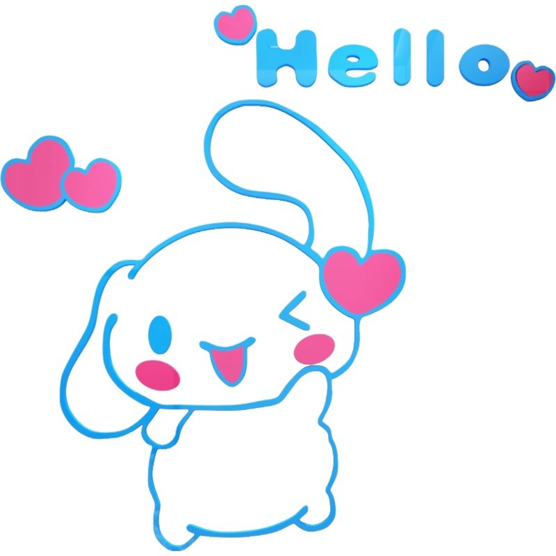 Sanrio Cinnamoroll 3D Akrilik  - Home Decor Wallpaper incelemesi ve fiyatı