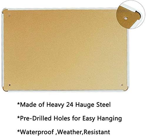 HOUVSSEN Metal Tabela, 8 x 12  - Germany Home Decor incelemesi ve fiyatı
