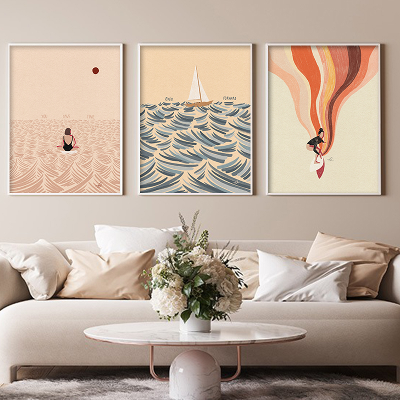 İskandinav Minimalist Sanat Sö - Home Decor Nautical incelemesi ve fiyatı