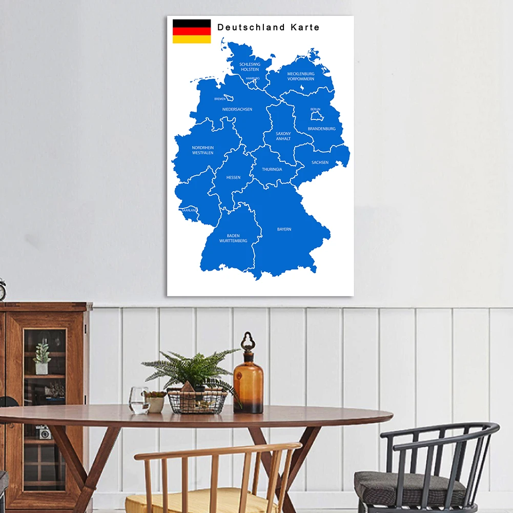 100*150 Cm almanya siyasi hari - Germany Home Decor incelemesi ve fiyatı