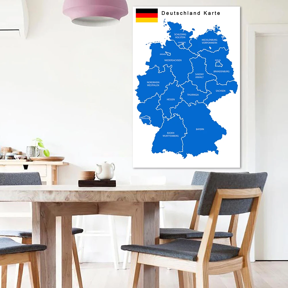 100*150 Cm almanya siyasi hari - Germany Home Decor incelemesi ve fiyatı