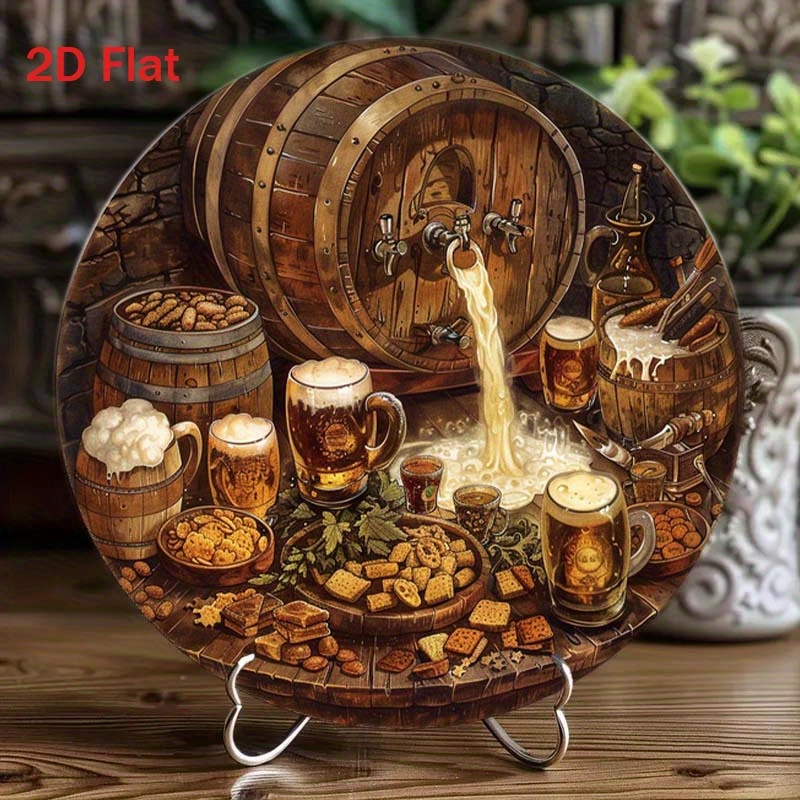 1 adet yuvarlak 2D düz alüminy - Home Decor Korea incelemesi ve fiyatı
