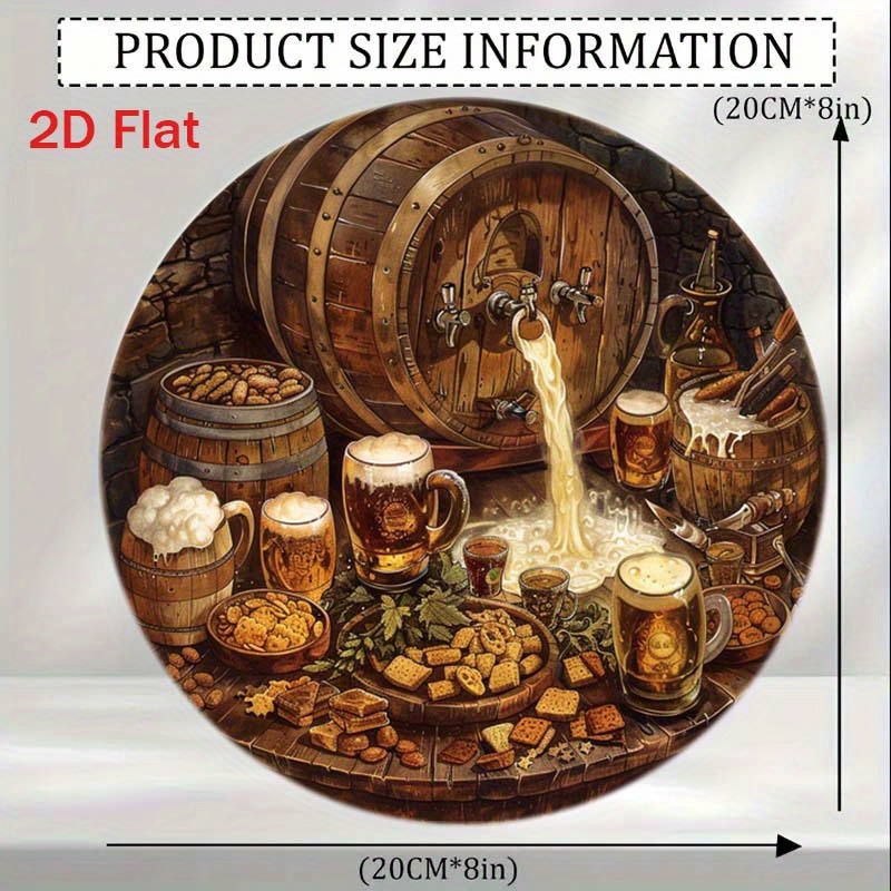 1 adet yuvarlak 2D düz alüminy - Home Decor Korea incelemesi ve fiyatı