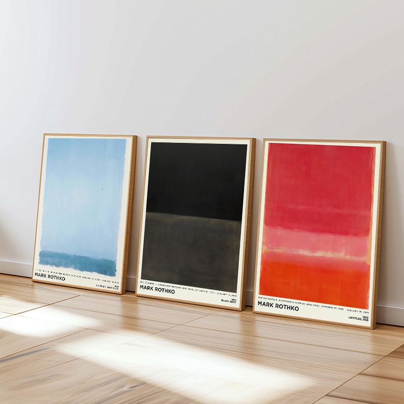 Vintage Minimalist Mark Rothko - Home Decor Exhibition incelemesi ve fiyatı