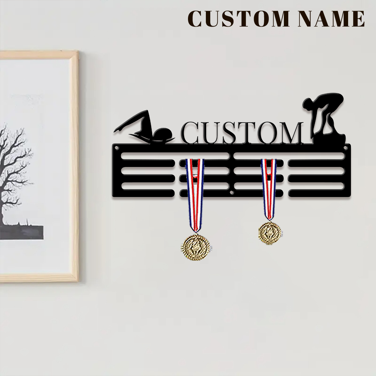 1 adet özel yüzme metal madaly - Home Decor Organizer incelemesi ve fiyatı