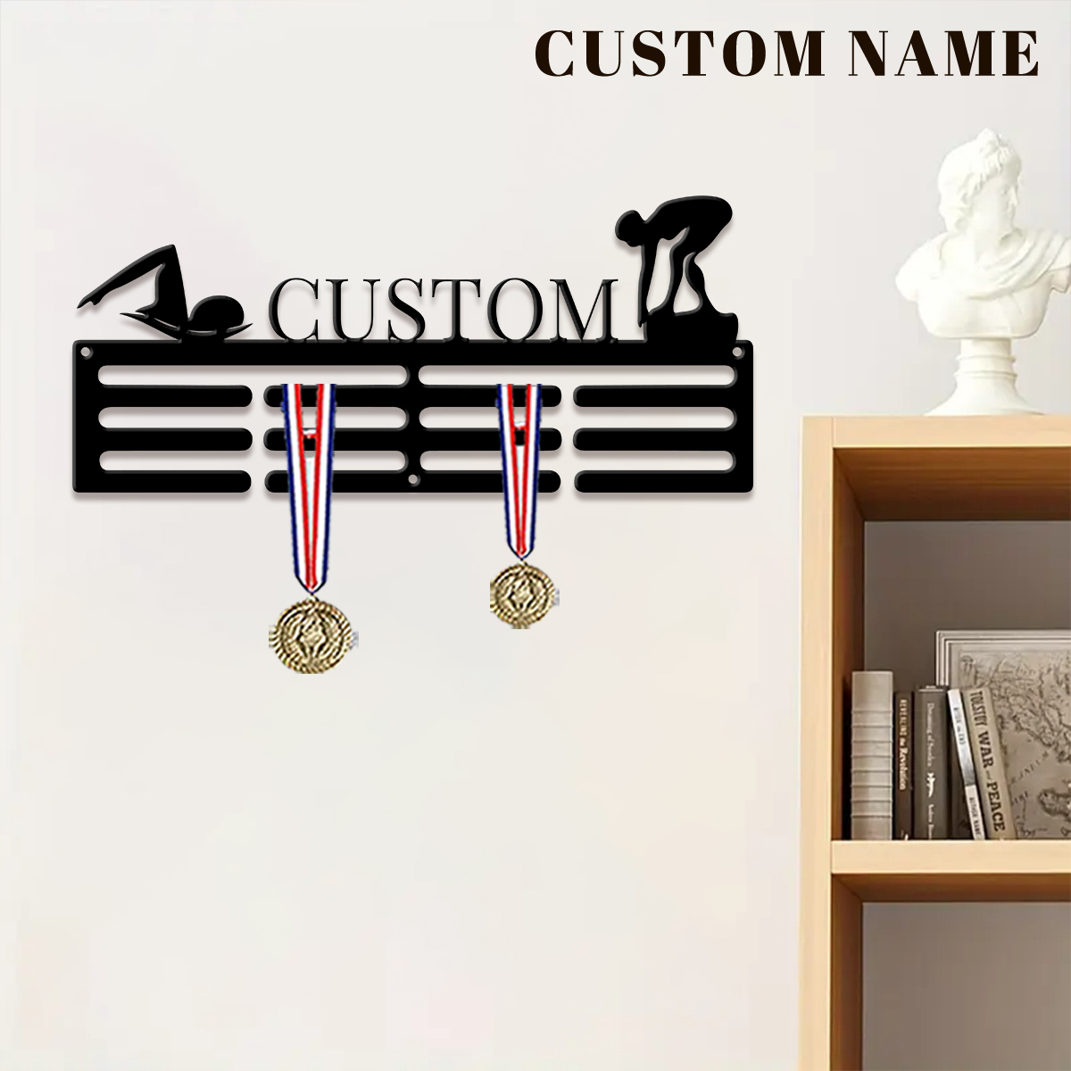 1 adet özel yüzme metal madaly - Home Decor Organizer incelemesi ve fiyatı