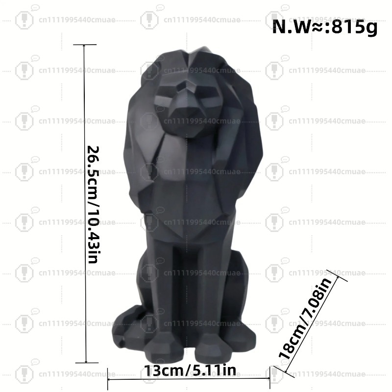 İskandinav geometrik aslan süs - Home Decor Handicraft incelemesi ve fiyatı
