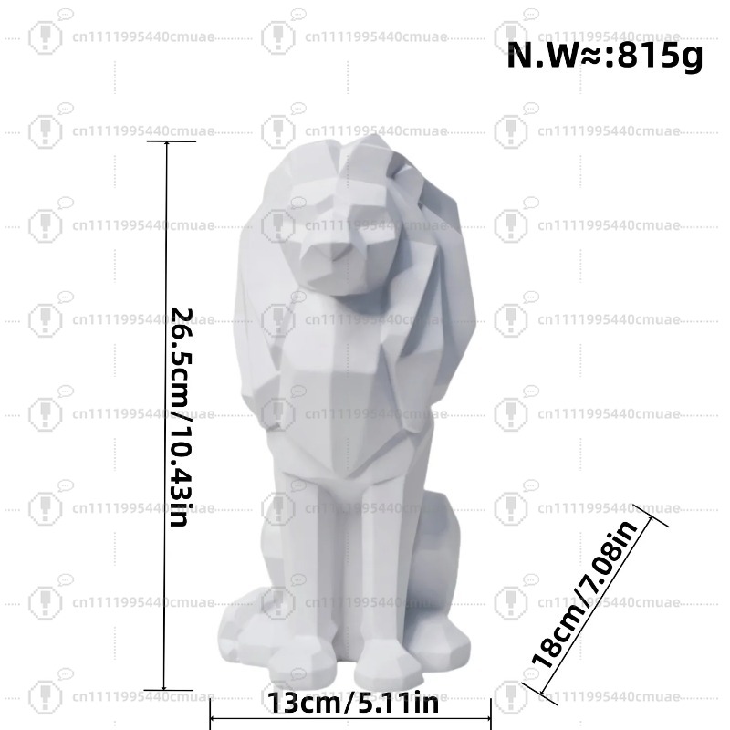 İskandinav geometrik aslan süs - Home Decor Handicraft incelemesi ve fiyatı