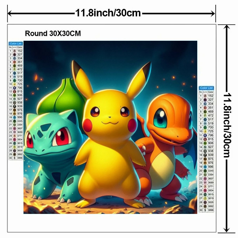 Karikatür Pokémon 5D DIY Elmas - Home Decor Handicraft incelemesi ve fiyatı