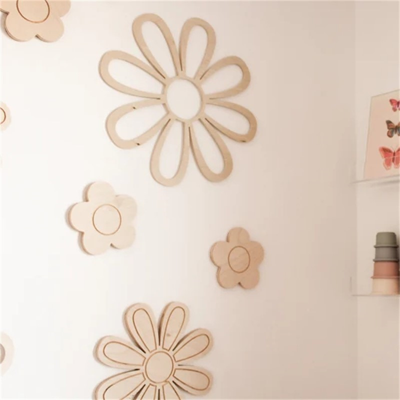 Ahşap Papatya Duvar Çiçekleri  - Home Decor Korea incelemesi ve fiyatı