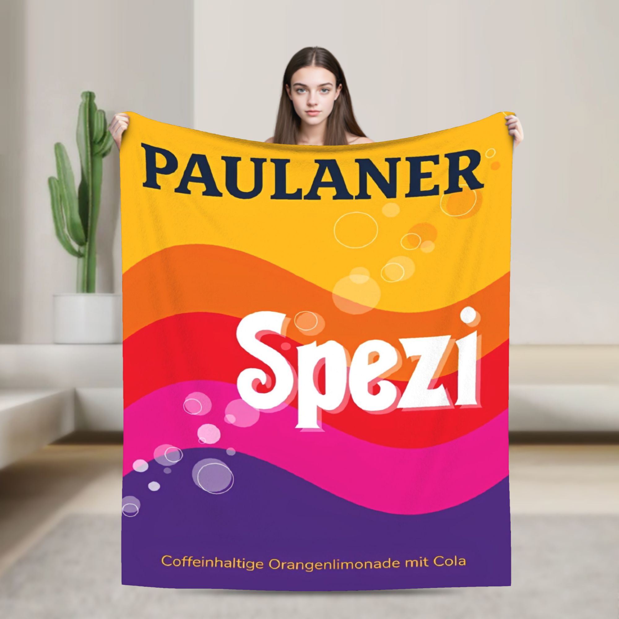 Paulaner Spezi Battaniye Alman - Germany Home Decor incelemesi ve fiyatı