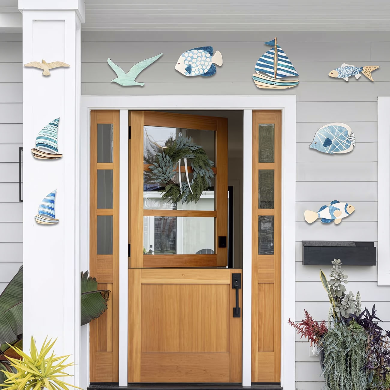 9 Parça Tropikal Balık Martı Y - Home Decor Nautical incelemesi ve fiyatı
