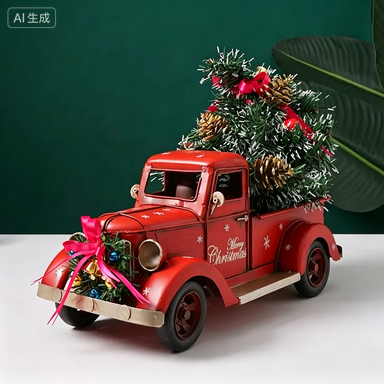FY Vintage Kırmızı Noel Kamyon - Home Decor Handicraft incelemesi ve fiyatı