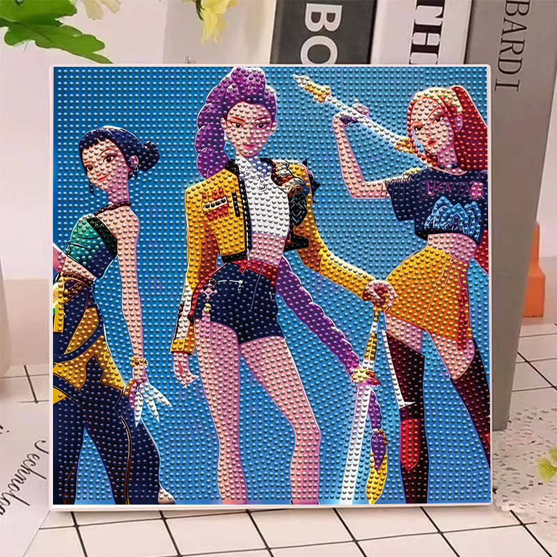 Anime Hunters Gilrs Lumi Mila  - Home Decor Wall Pictures incelemesi ve fiyatı