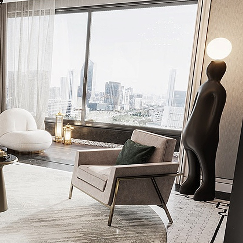 Hoş geldiniz figür heykeli aya - Home Decor Exhibition incelemesi ve fiyatı