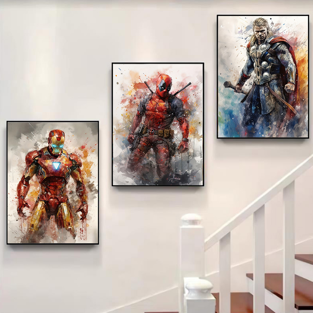 1 adet çerçevesiz Marvel Film  - Home Decor Disney incelemesi ve fiyatı