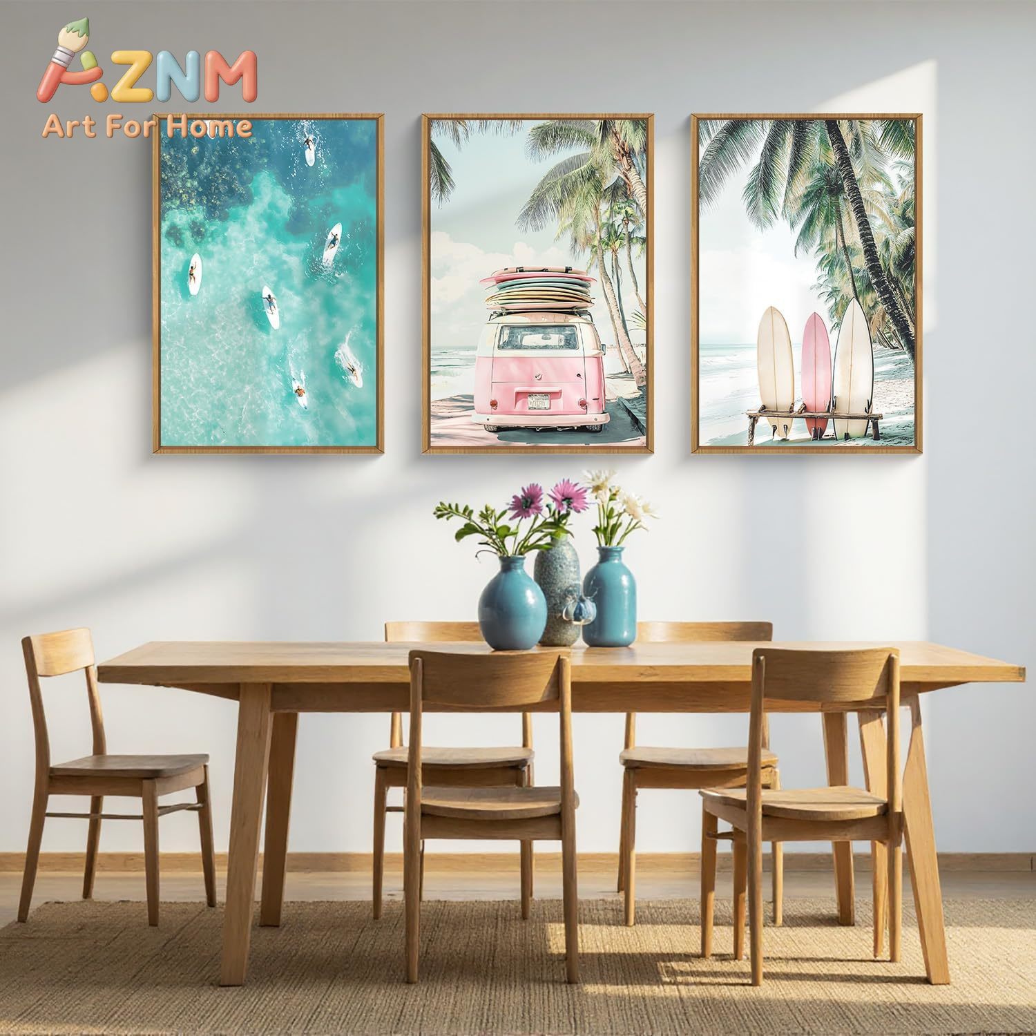 3 adet Yaz Sörf Tahtası Plaj T - Home Decor Nautical incelemesi ve fiyatı